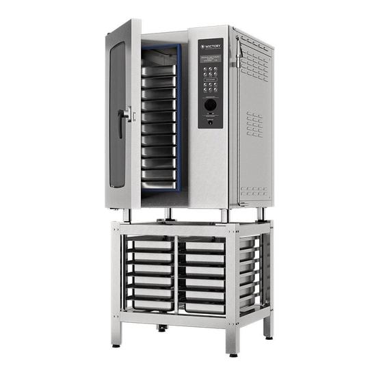 Imagem de Forno Combinado Programável Wictory Com Cavalete Trifásico 380V WCPR-11NE