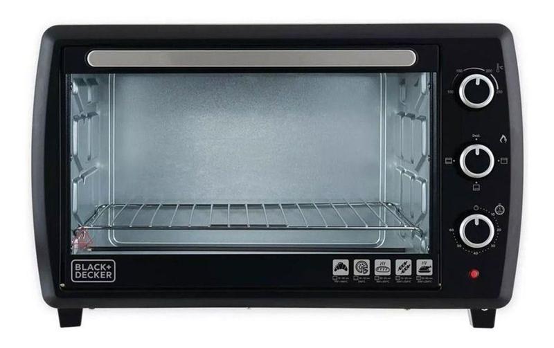 Forno De Bancada Elétrico Black+decker Ft50 50l Preto 127v Menor preço em Forno De Bancada Elétrico Black+decker Ft50 50l Preto 127v