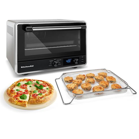 Imagem de Forno de bancada KitchenAid KCO128CU com Air Fry e Pizza Stone