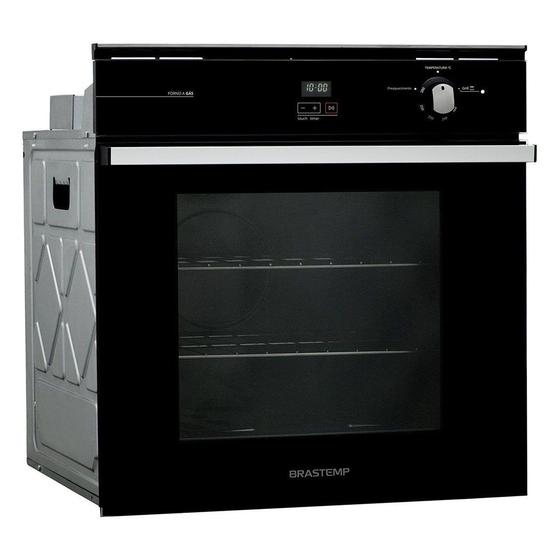 Imagem de Forno de Embutir à Gás 78 Litros Brastemp BOA84AE Preto 220V