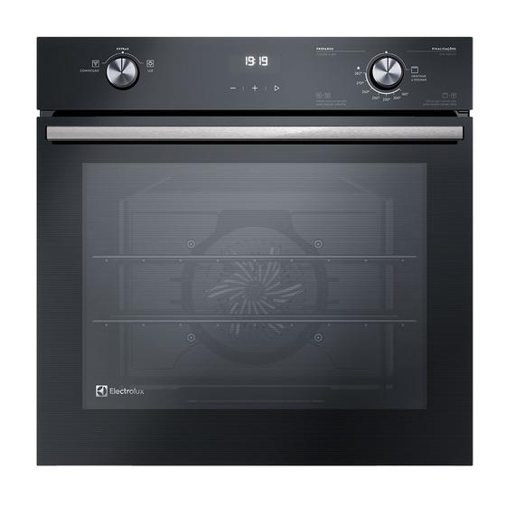 Imagem de Forno de Embutir Electrolux a Gás 80L Efficient com PerfectCook360 Preto (OE8GH)