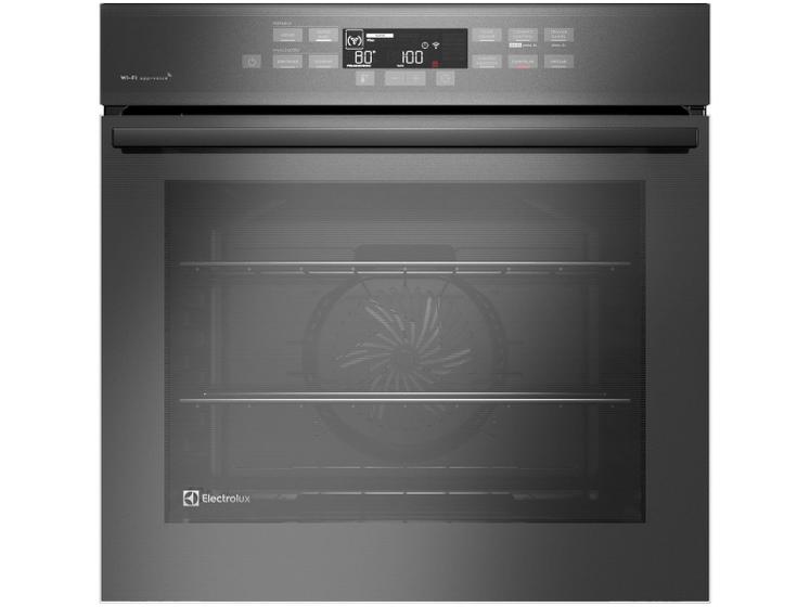 Forno de Embutir Electrolux Elétrico 80L Expert com VaporBake e Wi-fi Cinza (OE8EW)