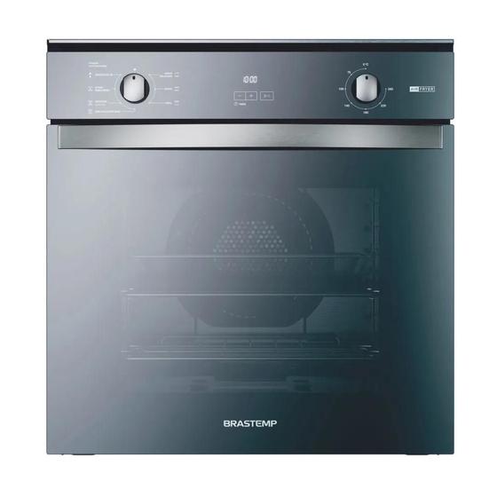 Imagem de Forno de Embutir Elétrico 84 Litros Brastemp BOF84AR - Inox Espelhado / "220V"