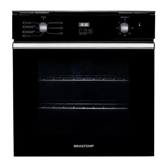 Imagem de Forno de Embutir Elétrico Brastemp 84L Preto BOC84AE 220V