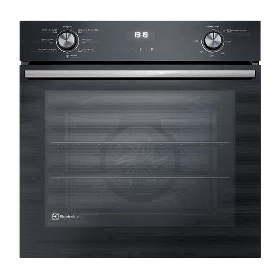 Imagem de Forno de Embutir Elétrico Electrolux 80L Efficient Com Convecção PerfectCook 360 e Grill Preto - 220V - Alta Qualidade