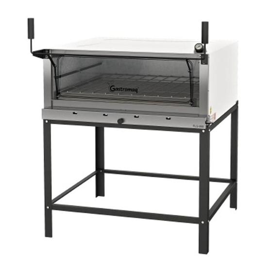 Imagem de Forno de Lastro a Gás 95cm Gastromaq Inox FLG950PGG2