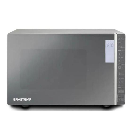 Imagem de Forno de Micro-ondas Brastemp Espelhado com Grill 32L Inox BMG45A
