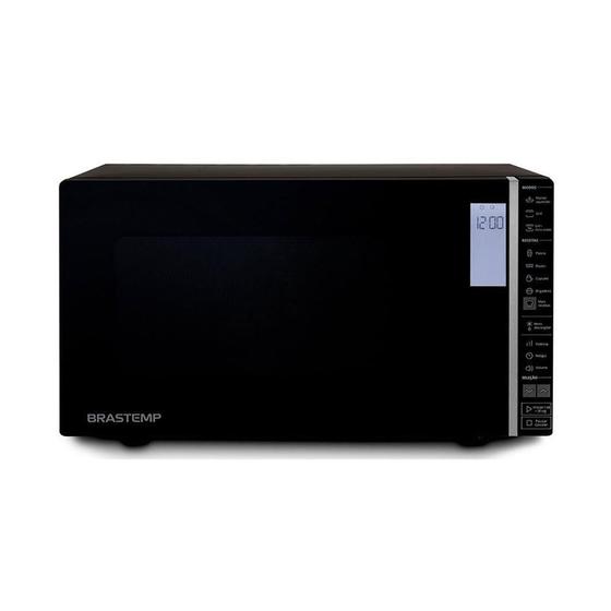 Imagem de Forno de Micro-ondas Brastemp Espelhado com Grill 32L Preto BMG45A
