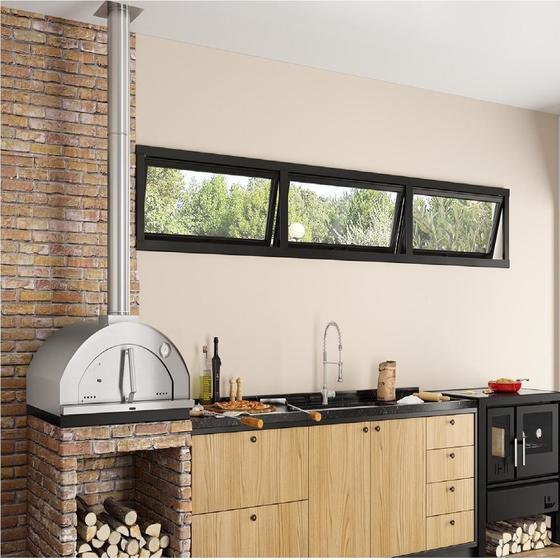 Imagem de Forno de Pizza Firenze Gourmet a Lenha Inox 615IN