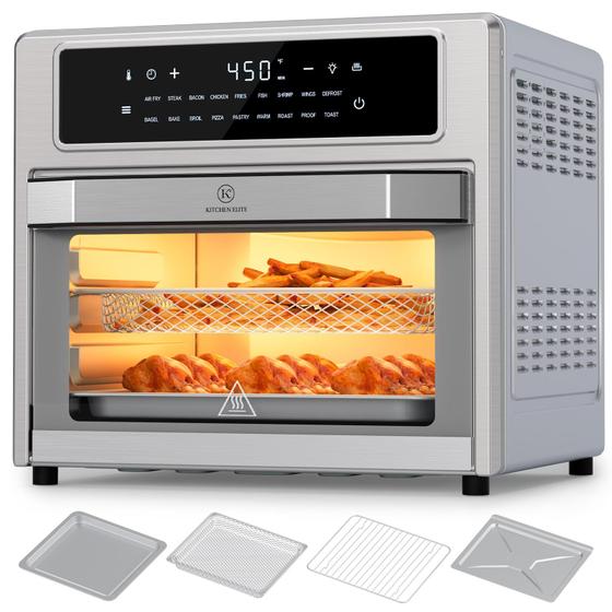 Imagem de Forno de torradeira Air Fryer Combo Kitchen Elite 26,4 L 18 em 1 SS