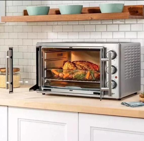 Forno E Fritadeira Sem Óleo Oster 42l French Door 2em1(127v) Menor preço em Forno E Fritadeira Sem Óleo Oster 42l French Door 2em1(127v)