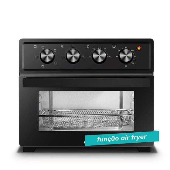 Forno Elétrico 22L 1800W com função Air Fryer Preto - BEL22AD 127V Menor preço em Forno Elétrico 22L 1800W com função Air Fryer Preto - BEL22AD 127V