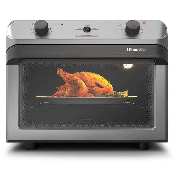 Imagem de Forno Elétrico 35L Timer Dupla Função Mueller Prata 220V