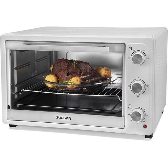 Forno Elétrico 50 Litros Branco Suggar Menor preço em Forno Elétrico 50 Litros Branco Suggar