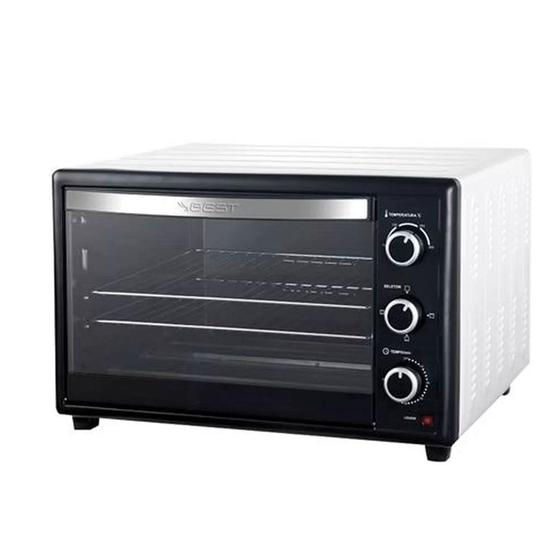 Imagem de Forno Elétrico 66 Litros Preto Branco 220v Best