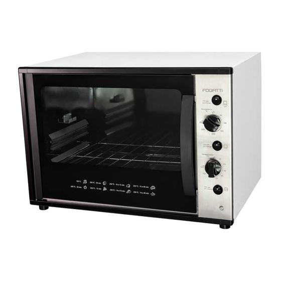 Imagem de Forno Elétrico Bancada Smart 60s com Espeto Giratório Fogatti