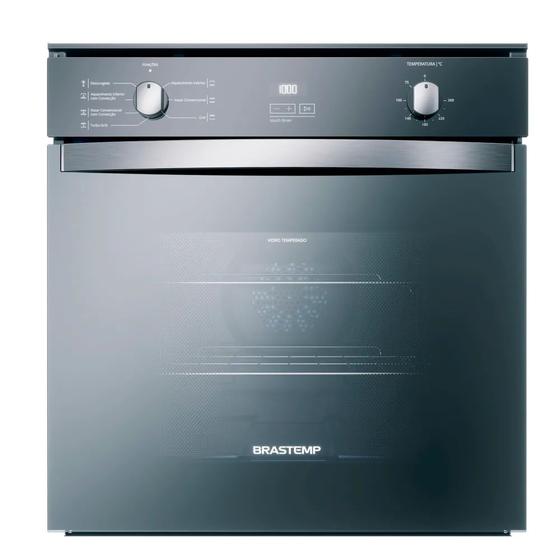 Imagem de Forno Elétrico Brastemp de Embutir 84L Inox 220V BOC84ARBNA