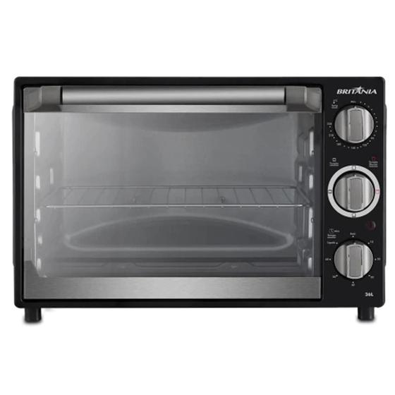 Forno 36l Britânia Preto - Elétrico - 220v - Bfe36p