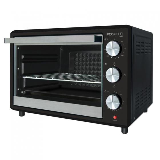 Imagem de Forno Elétrico de Bancada 40 Litros Fogatti Black i40