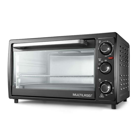 Imagem de Forno Elétrico de bancada 46L com Seletor de Funções 127V 1500W Preto Multilaser - Ce025