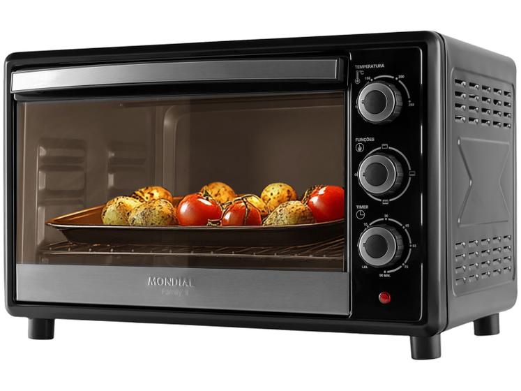 Forno Elétrico de Bancada Mondial com Timer 42L Menor preço em Forno Elétrico de Bancada Mondial com Timer 42L