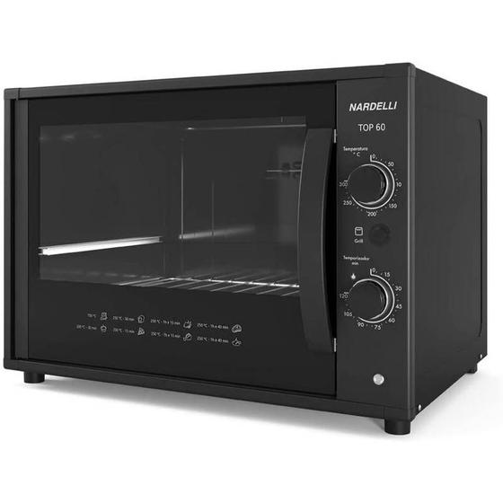 Imagem de Forno Életrico De Bancada Nardelli Top 60 60 Litros Preto 220V