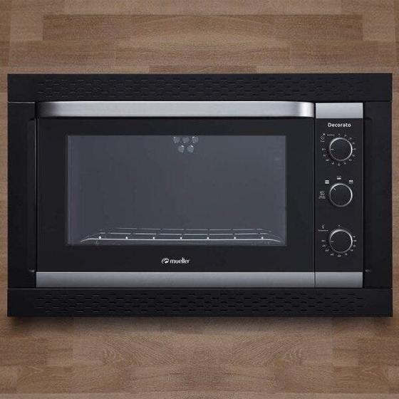 Imagem de Forno Elétrico de Embutir 44L Decorato Mueller 127V Preto