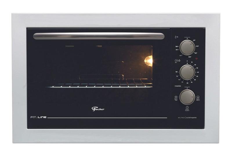 Imagem de Forno Elétrico de Embutir Fischer 48 Litros Branco Fit Line 34493