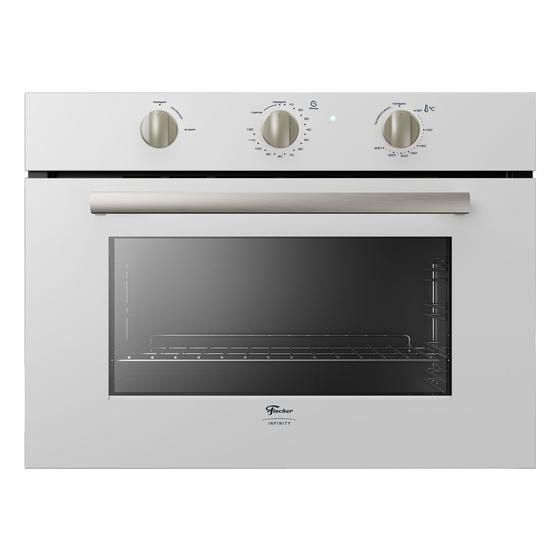 Imagem de Forno Elétrico de Embutir Fischer Infinity 50L Branco