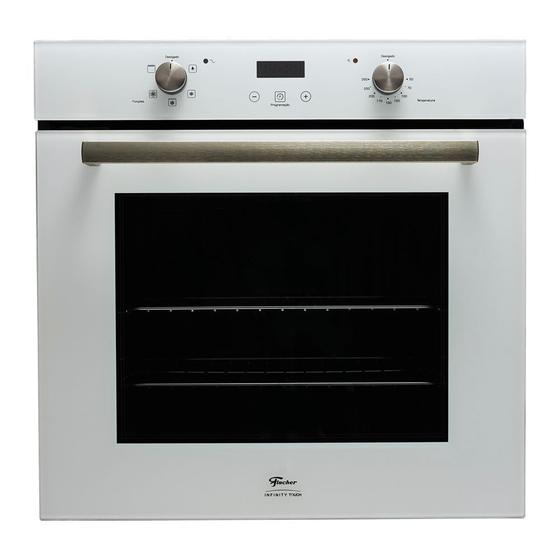 Imagem de Forno Elétrico de Embutir Fischer Infinity Touch 82L Branco