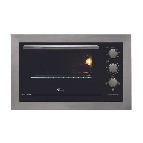 Imagem de Forno Elétrico de Embutir Fit Line 48L Inox Fischer