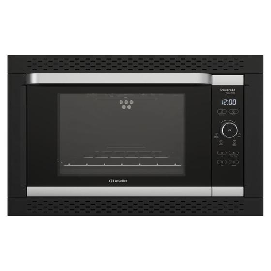 Imagem de Forno Elétrico de Embutir Mueller Decorato Gourmet 127v 44L Preto