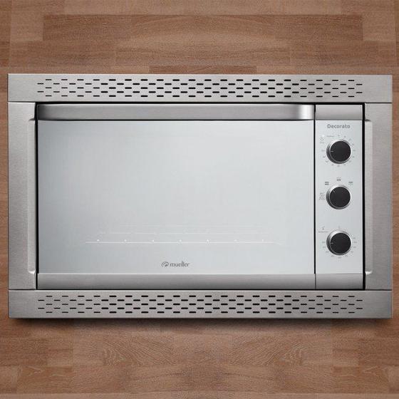 Imagem de Forno Elétrico de Embutir Mueller Decorato Inox 44 Litros