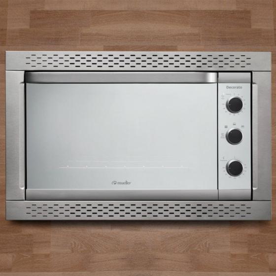 Menor preço em Forno Elétrico de Embutir Mueller Decorato Inox 44L