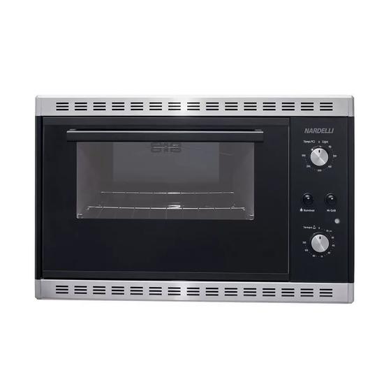 Forno Elétrico de Embutir Nardelli 45 Litros ESI Preto - 127 Volts Menor preço em Forno Elétrico de Embutir Nardelli 45 Litros ESI Preto - 127 Volts