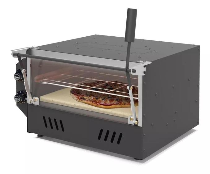 Imagem de Forno Elétrico de Pizza com Refratário Industrial 32 litros SARO