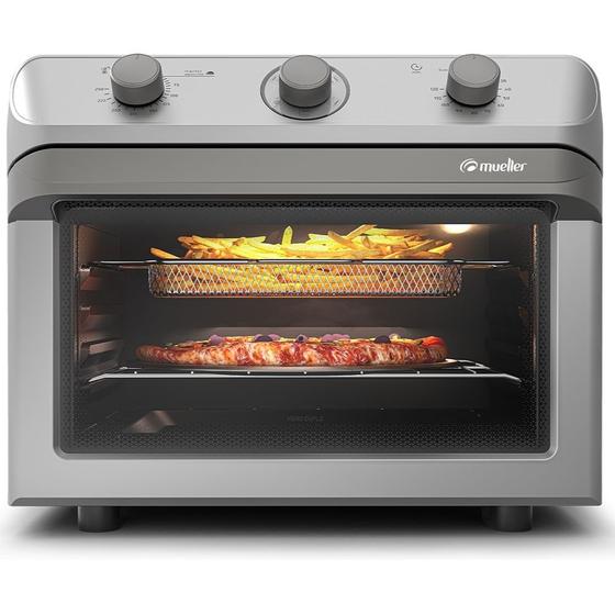 Imagem de Forno Elétrico E Fritadeira Mueller 35 Litros Air Forno MFB35G Prata - 127V