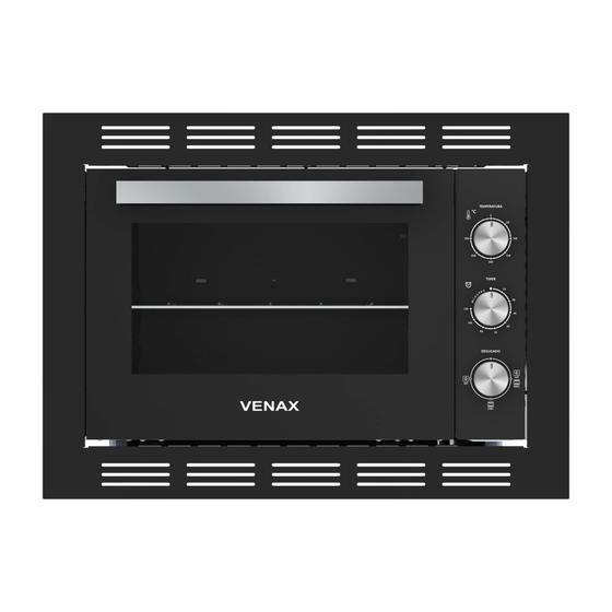 Imagem de Forno Elétrico Embutir 45L 127V Grand Gourmet Preto Venax