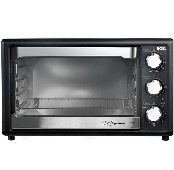 Imagem de Forno Elétrico EOS 36L 1500W 230C 220V Timer Preto