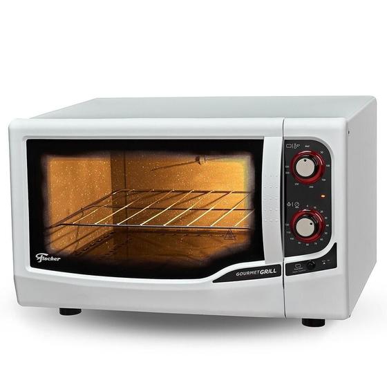 Imagem de Forno Elétrico Fischer, Gourmet Grill, 44 Litros, Autolimpante, Branco