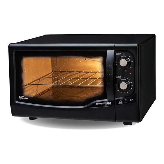 Imagem de Forno Elétrico Fischer Gourmet Grill 44 Litros Preto