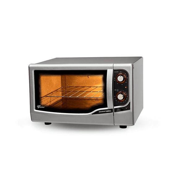 Imagem de Forno Elétrico Fischer Gourmet Grill Bancada 44L Prata 220V