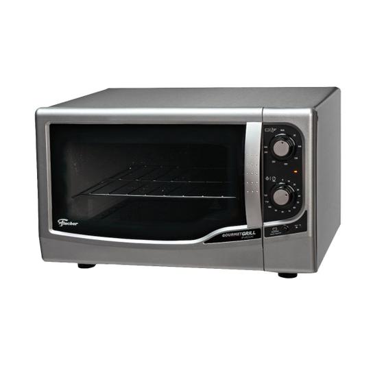 Imagem de Forno Elétrico Fischer Gourmet Grill de Bancada 44L Prata