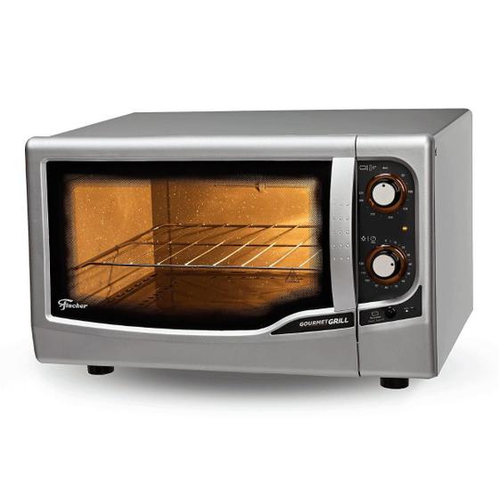 Imagem de Forno Elétrico Fischer Gourmet Grill Prata 44L 127V