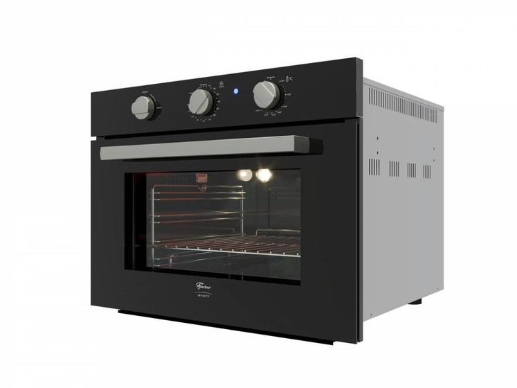 Imagem de Forno elétrico fischer infinity embutir 50 litros preto sem turbo com grill