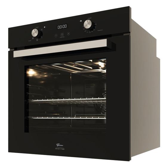 Imagem de Forno Elétrico Fischer Infinity Touch de Embutir 82 Litros Preto 28607