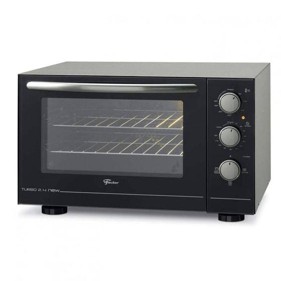 Forno Elétrico Fischer Turbo 2.4 New de Bancada 48L Menor preço em Forno Elétrico Fischer Turbo 2.4 New de Bancada 48L