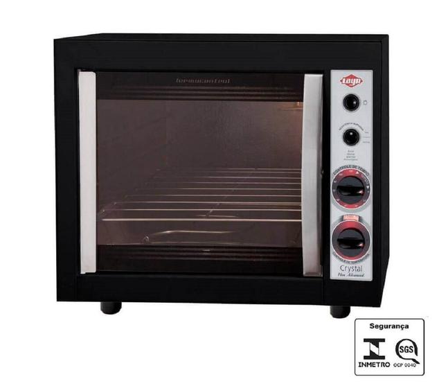 Imagem de Forno Elétrico Layr Crystal Plus Advanced 1750W 46L Preto