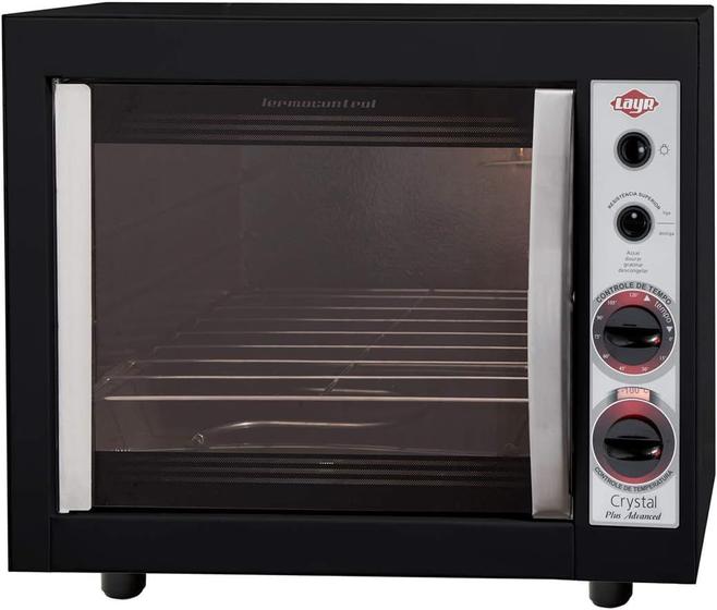 Forno elétrico Layr Crystal Plus Black 46 litros 1750W Menor preço em Forno elétrico Layr Crystal Plus Black 46 litros 1750W