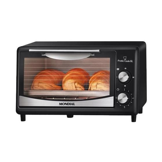 Forno Elétrico Mondial 6L 650W FR-09 Preto